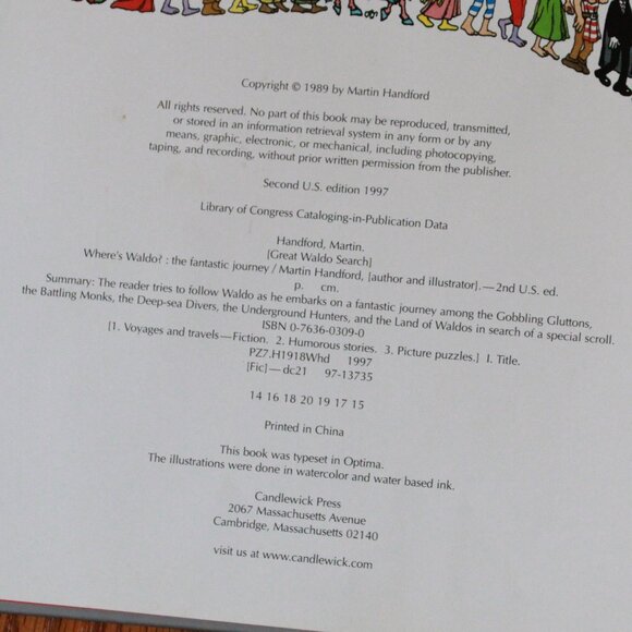 Vintage "Where's Waldo The Fantastic Journey" Search Activity Book - Picture 5 of 7